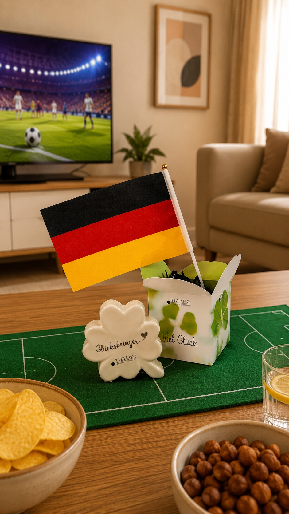 Würfelbox Viel Glück mit Alegra und WM Deko