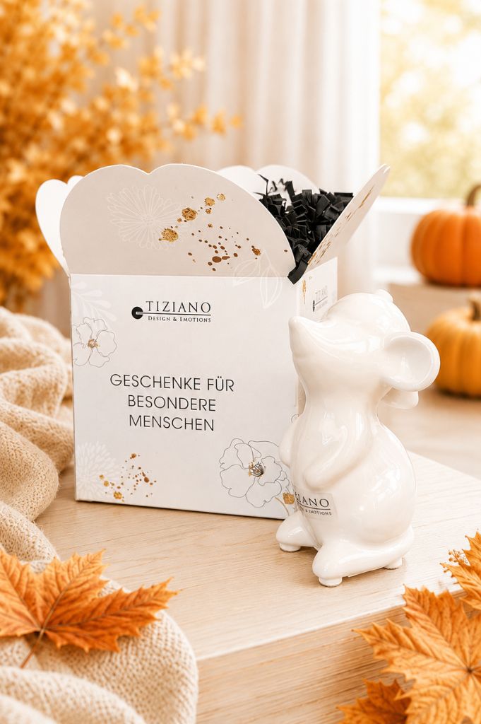 Würfelbox Für Dich mit Maus Topo creme