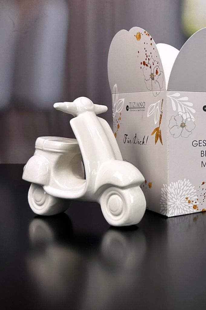 Würfelbox Für Dich Deko Vespa Vespina creme