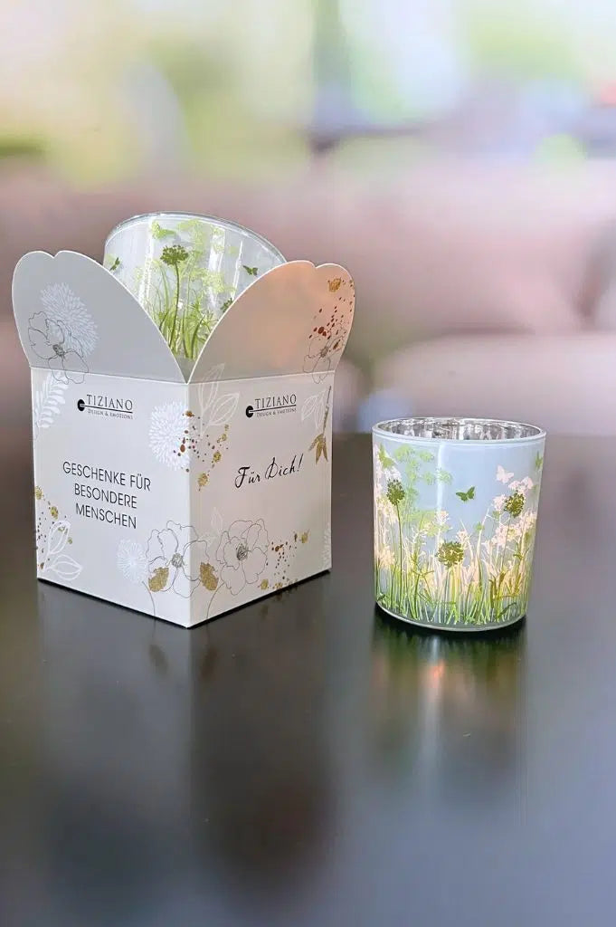 Würfelbox Für Dich mit Teelicht Aurora