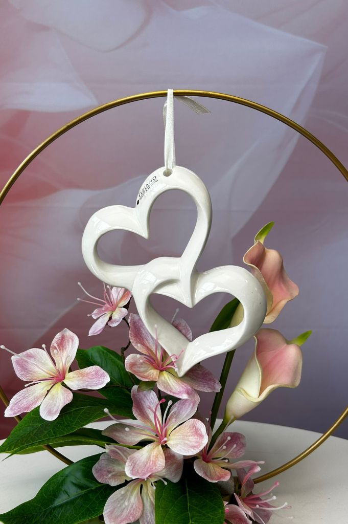 Doppelhänger Herz Cuora creme