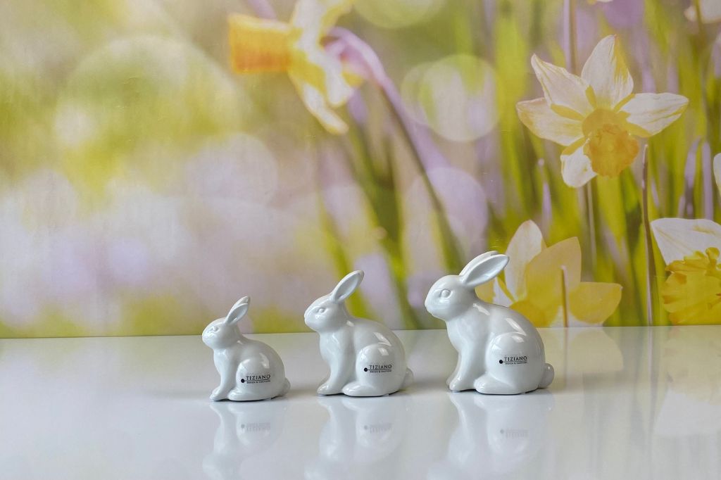 Deko Hase Lucca creme-weiß