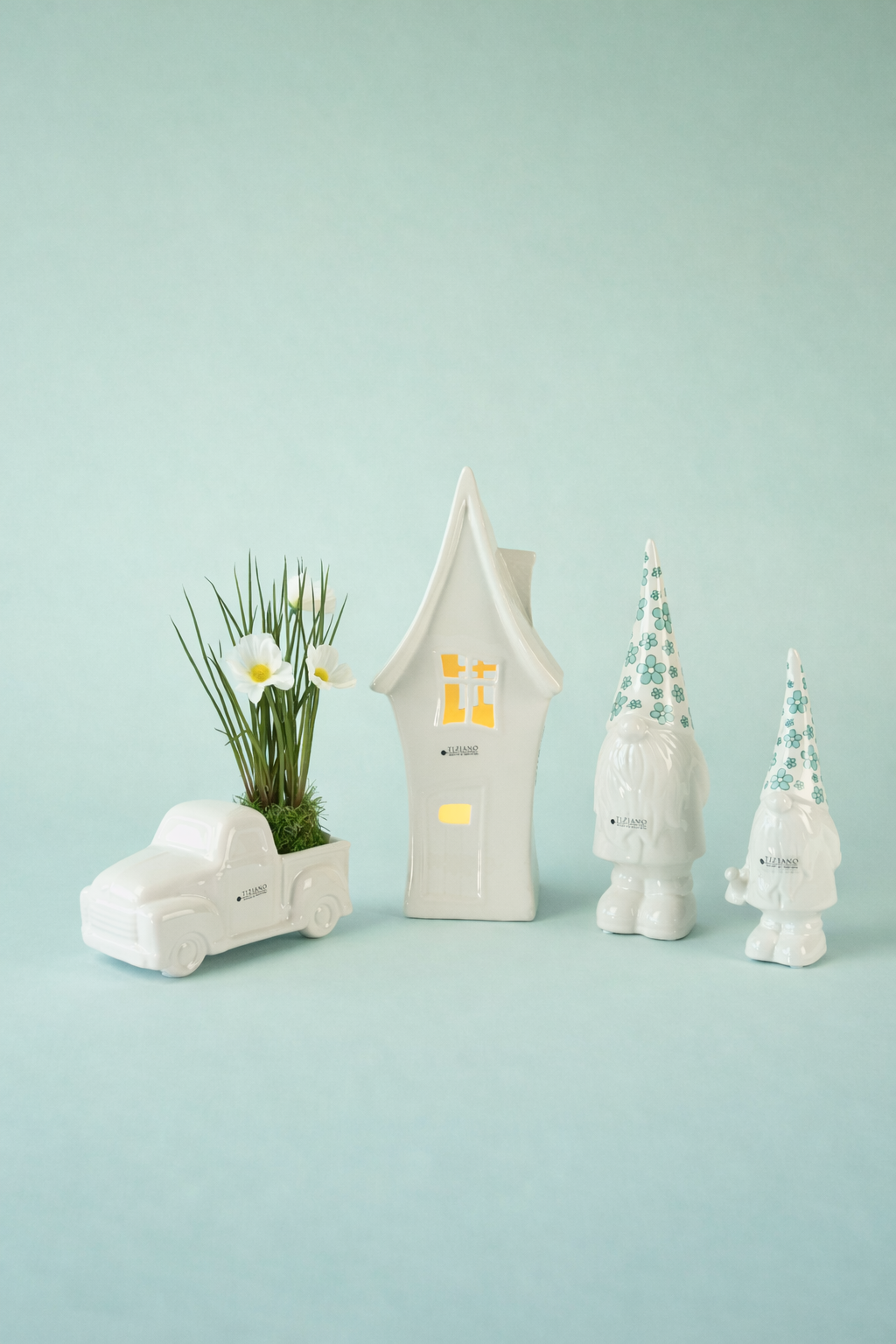 Dekoset Zwerg Geraldo+Haus Lurano LED+Van Corno