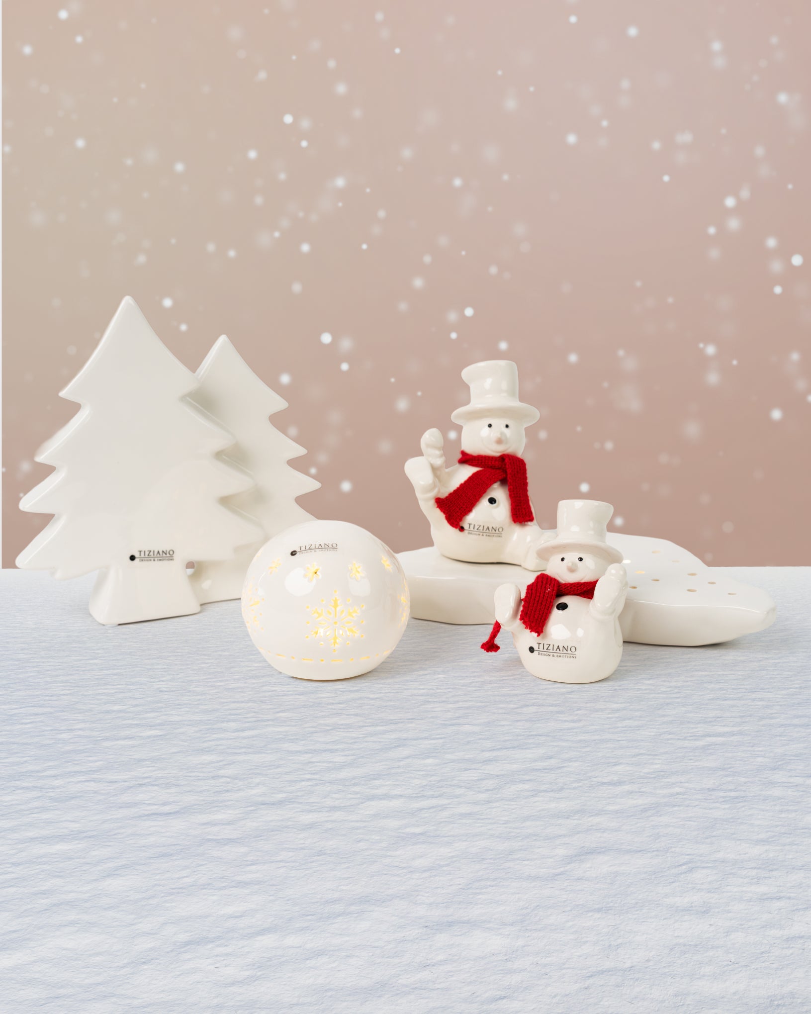 Dekoset Verschneite Weihnachten M