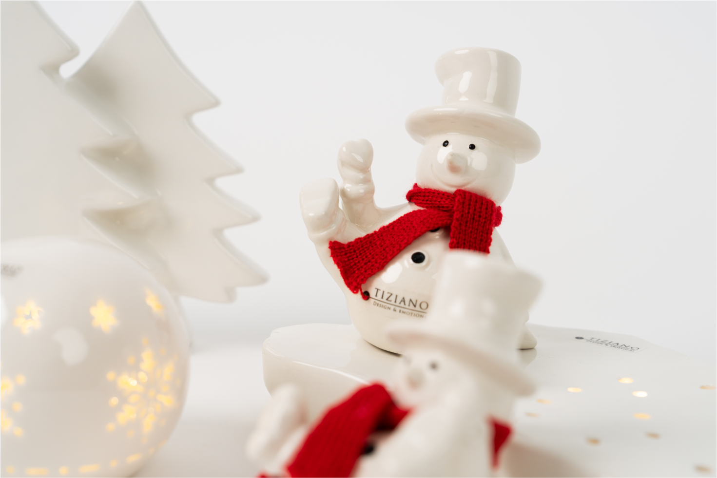 Dekoset Verschneite Weihnachten M