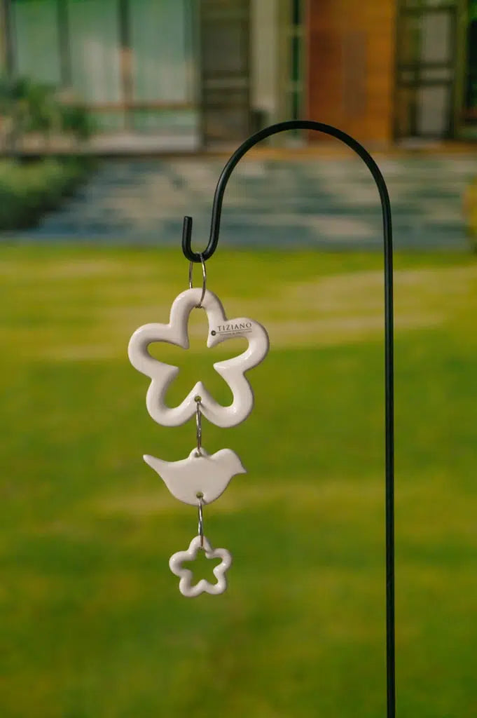 Hänger Gardenjoy Blume 3-teilig creme-weiß