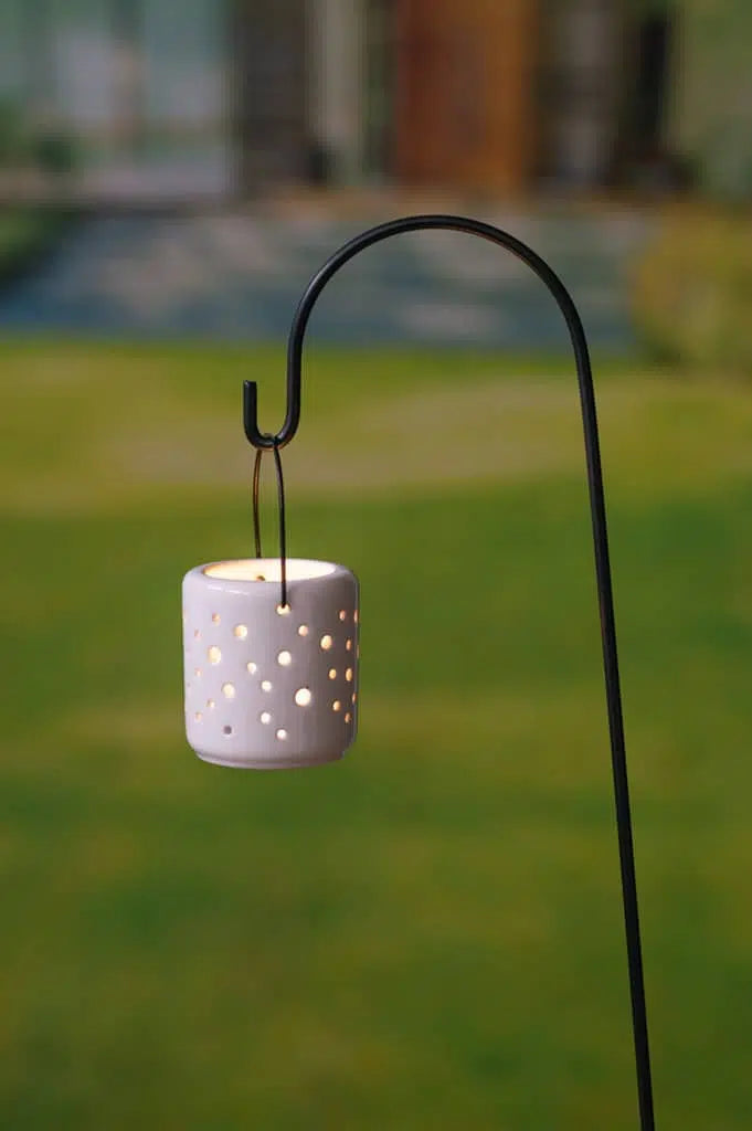 Gardenjoy Teelicht mit Henkel Tadino 8cm creme-weiß