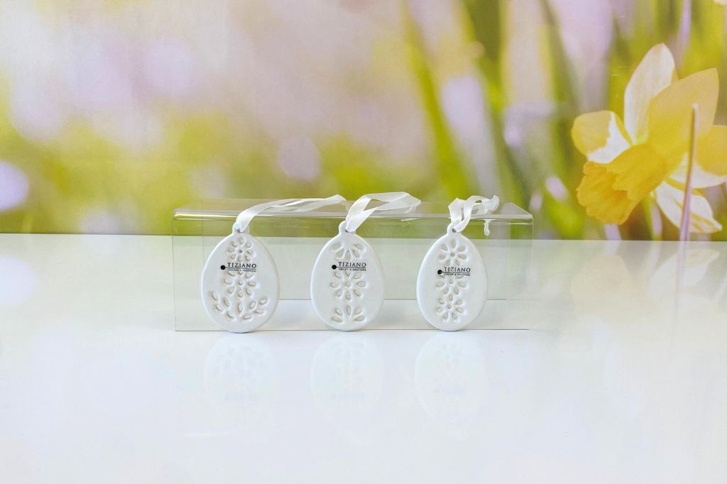 Deko Hänger Vellina creme-weiß