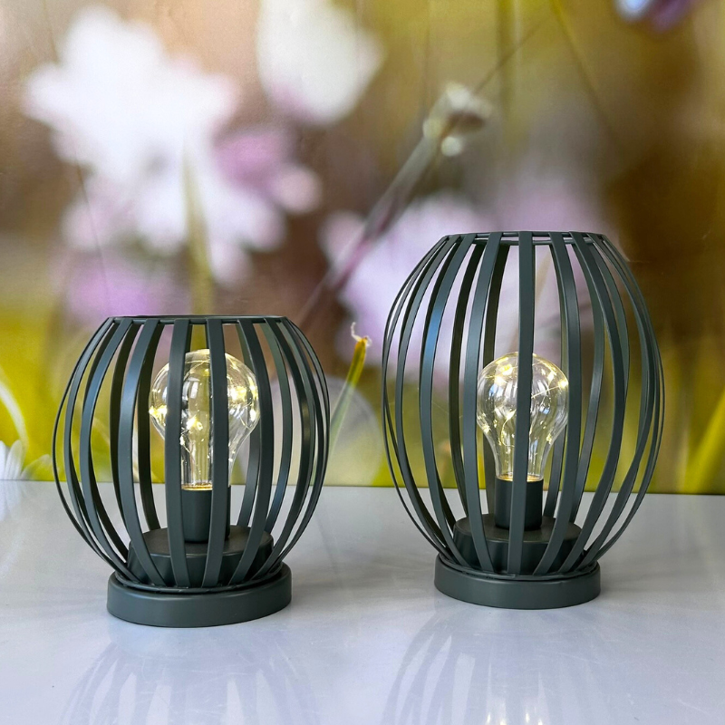 Lampe Glitter LED grün