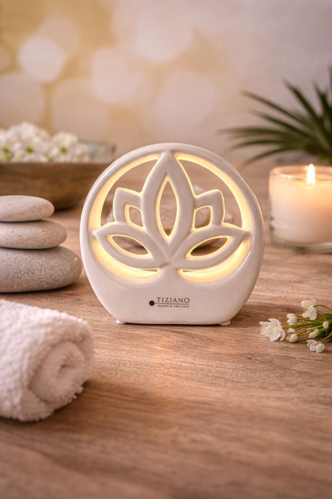 LED Lotusblume Casca im Ring