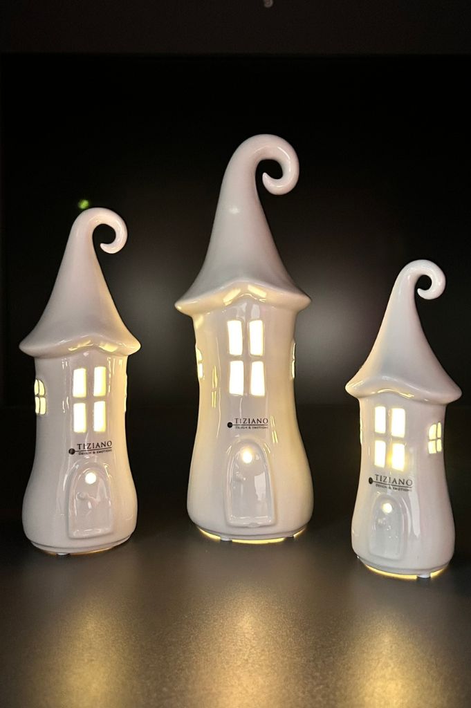 Lichhaus Malva LED creme-weiß