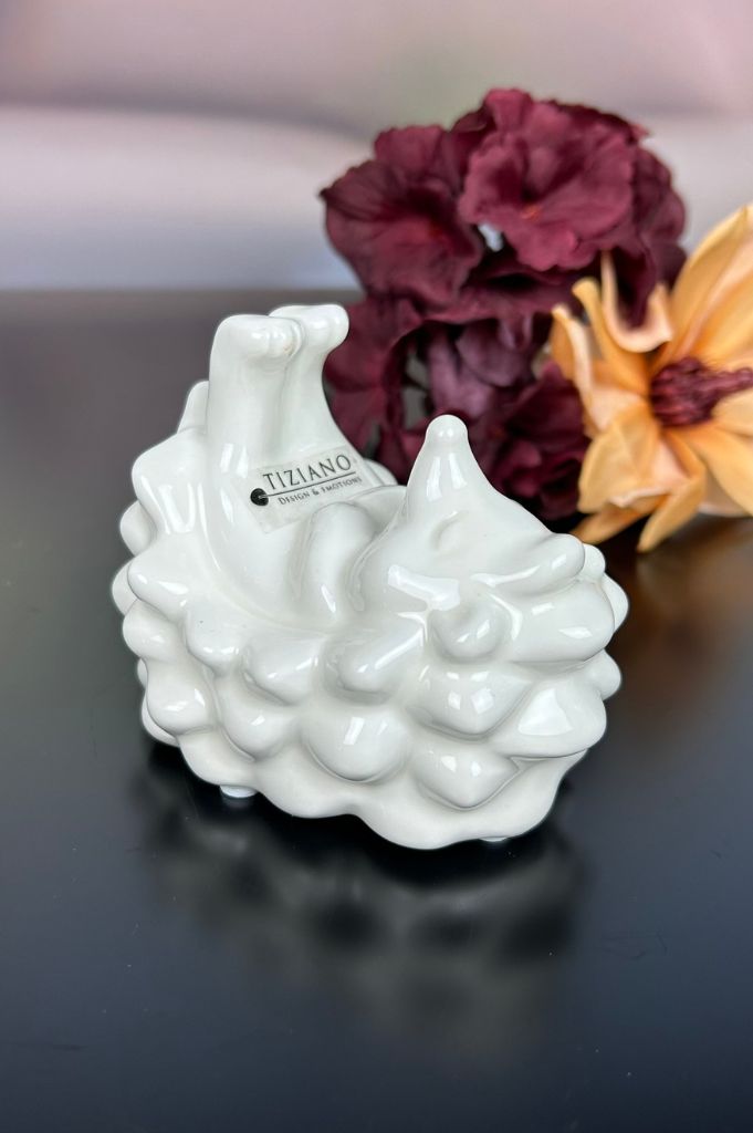 Dekoigel Max liegend creme-weiß