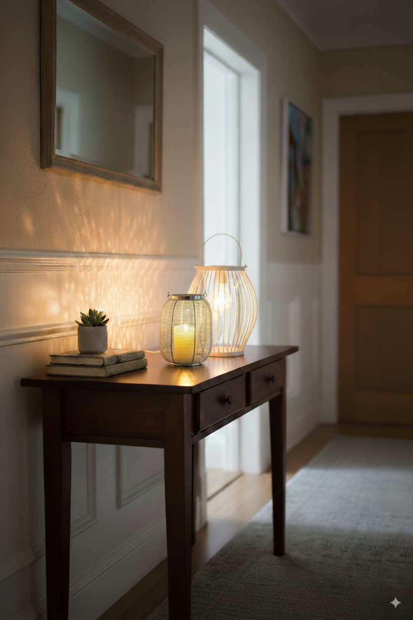 Windlicht Ring Edelstahl