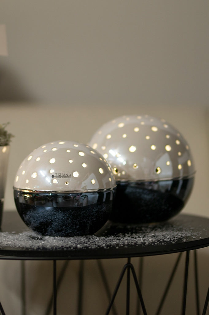 Padova Lichtkugel schwarz-weiß Kollektion