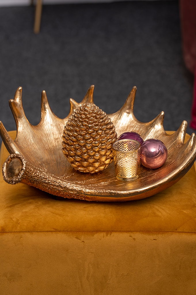 phoenix-hirschplatte-toronto-dekozapfen-gold-ambiente