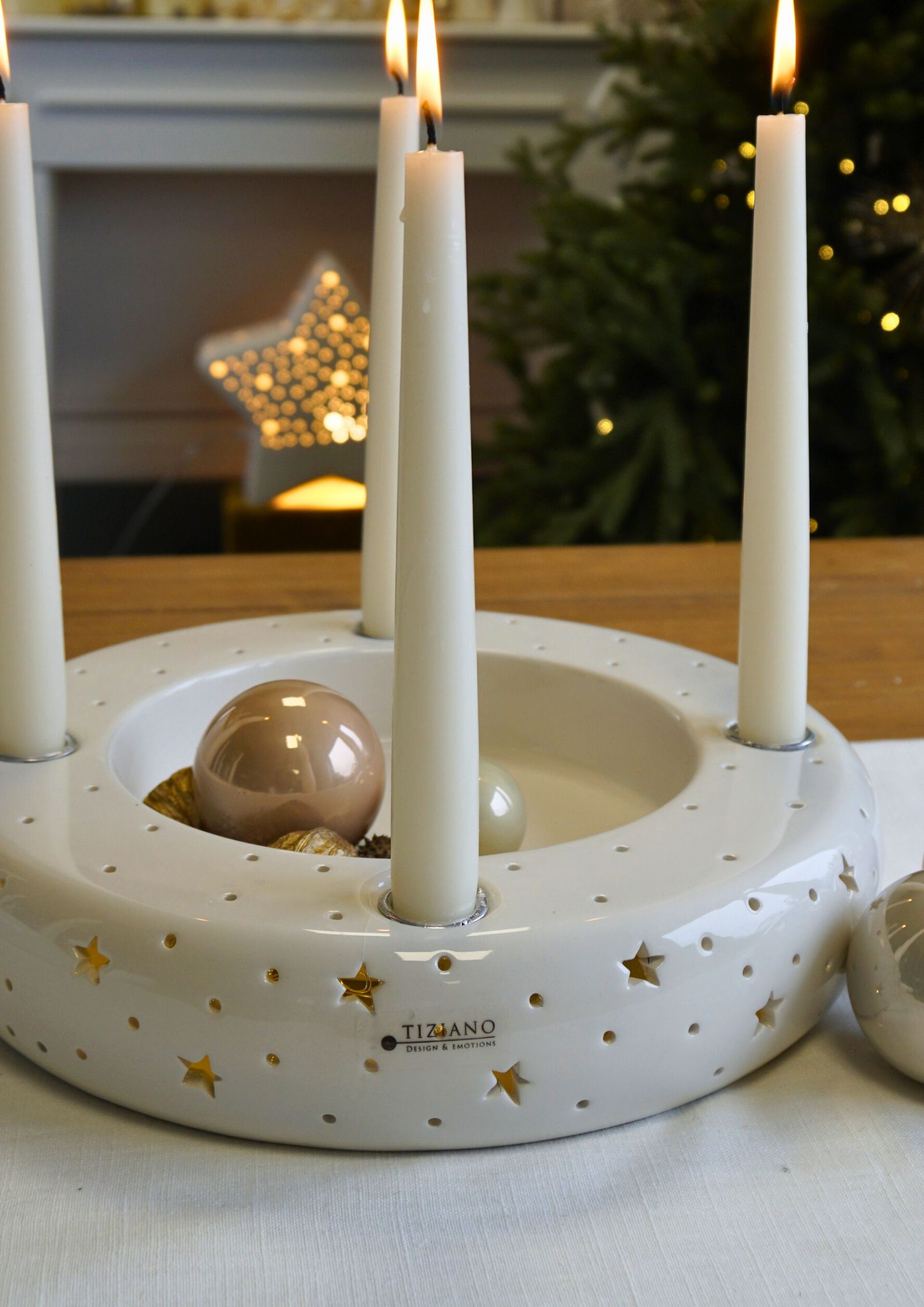 Adventskranz Seletti nah LED