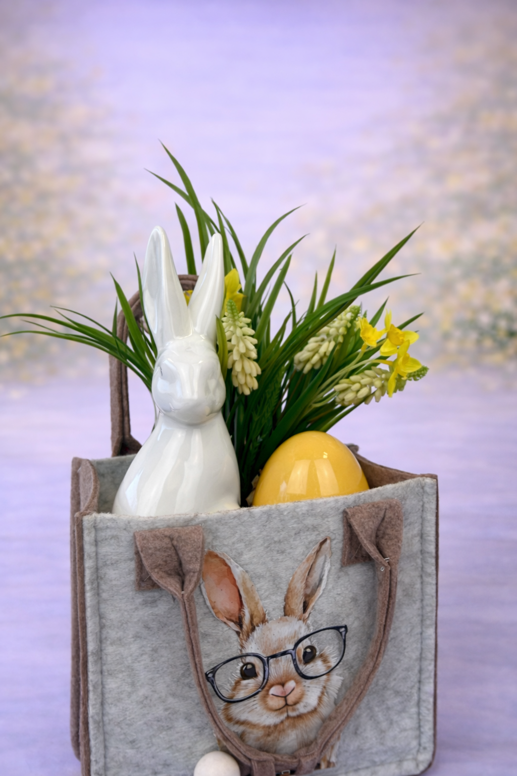 Dekoset Filztasche mit Hase Laurenzo