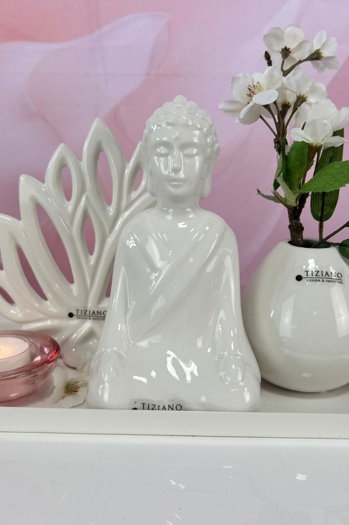 Dekoset Tablett Legri mit Shiva und Vase Vitara