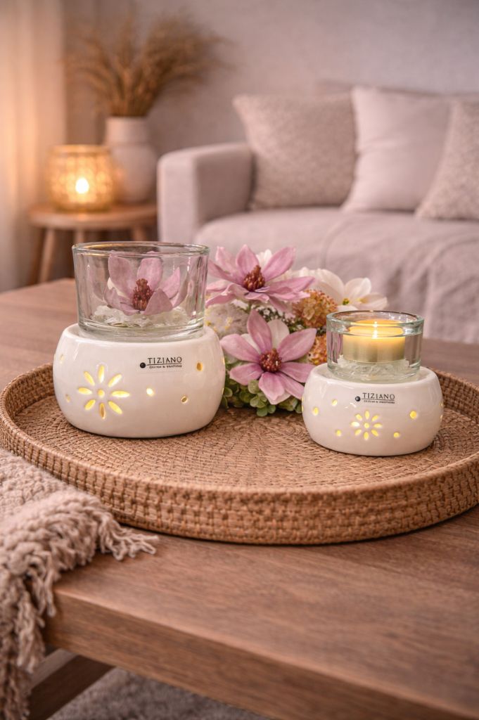 Teelicht Regolo Tadino LED creme-weiß