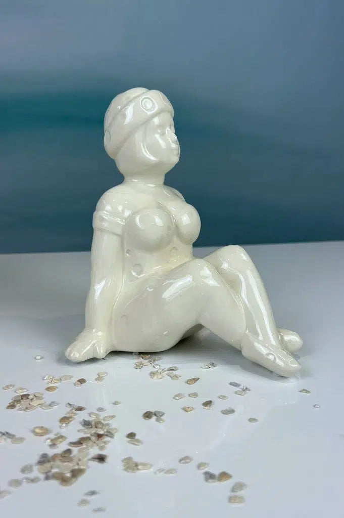 Badenixe Marie creme-weiß