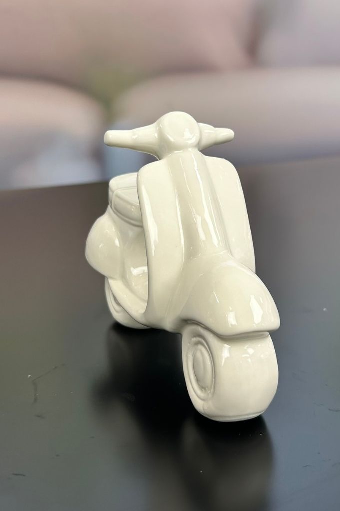 Deko Vespa Vespina 17cm creme