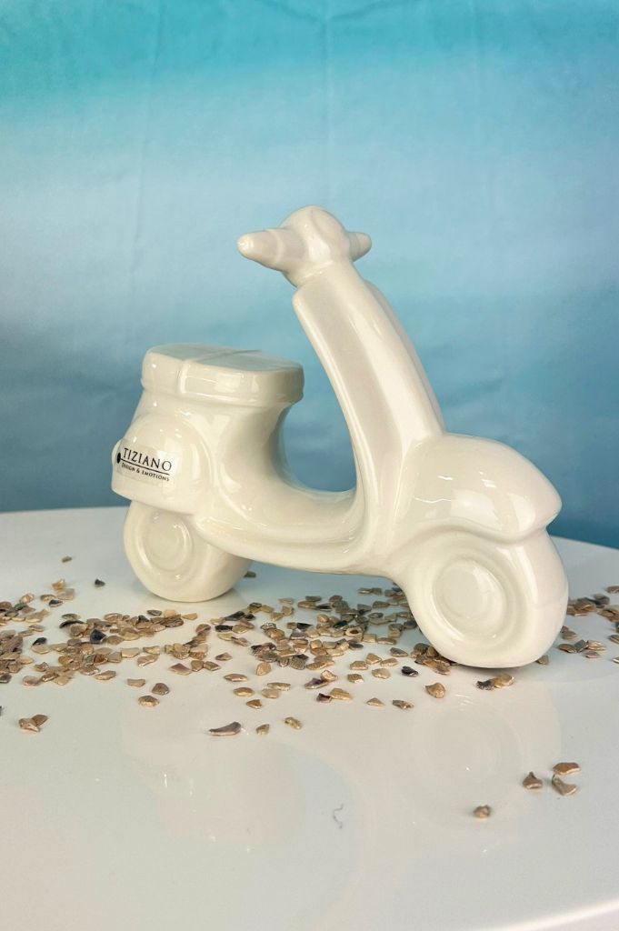 Deko Vespa Vespina 17cm creme