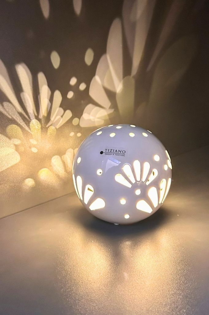 Lichtkugel Volano LED creme-weiß