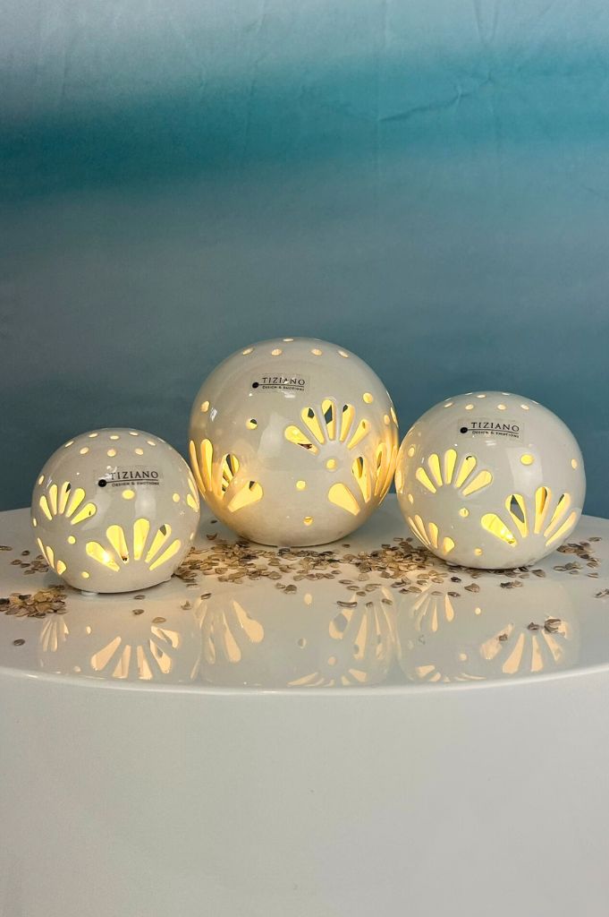 3er Set Lichtkugel Volano LED