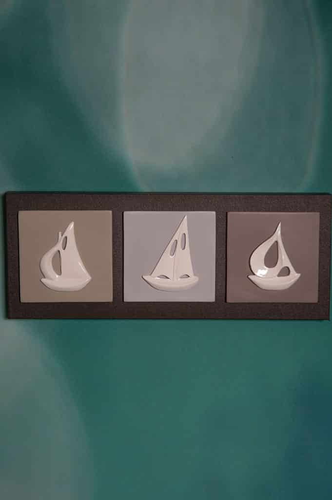 wandbild-dreier-boot-grau-creme