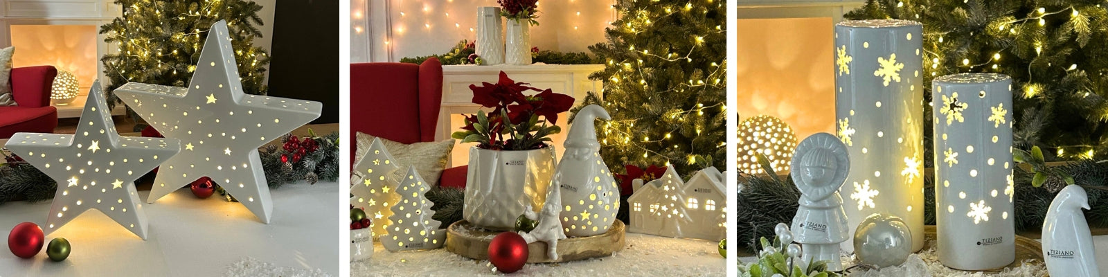 Weihnachtsdeko mit LED