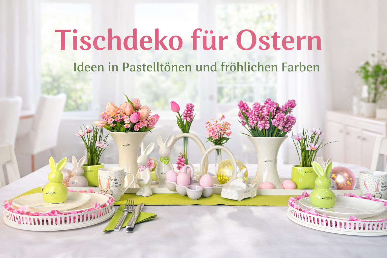 Tischdeko zu Ostern