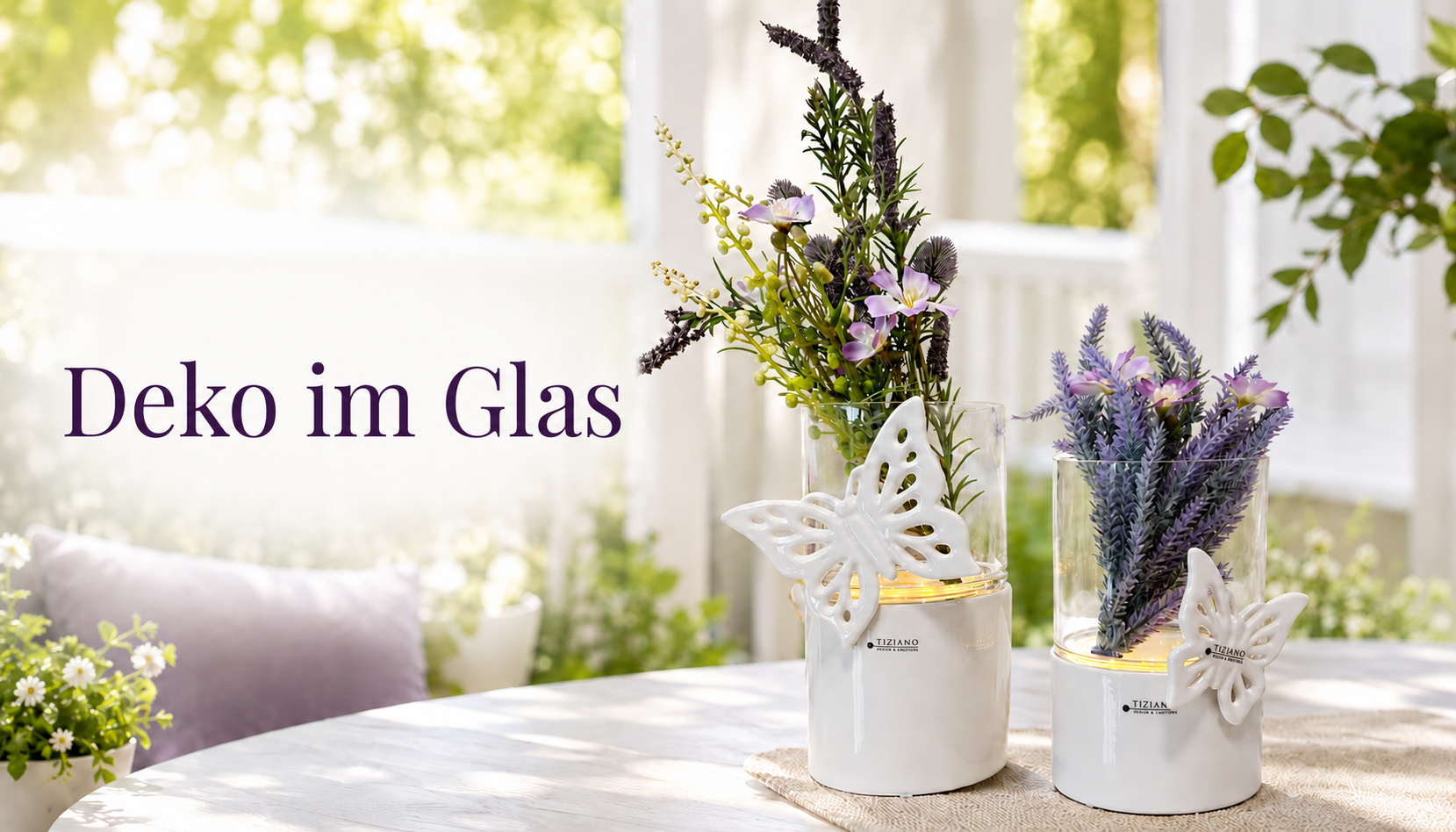 Deko im Glas