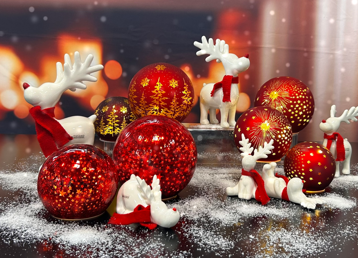 Weihnachtlich dekoriert