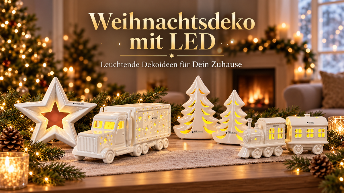 Weihnachtsdeko mit LED