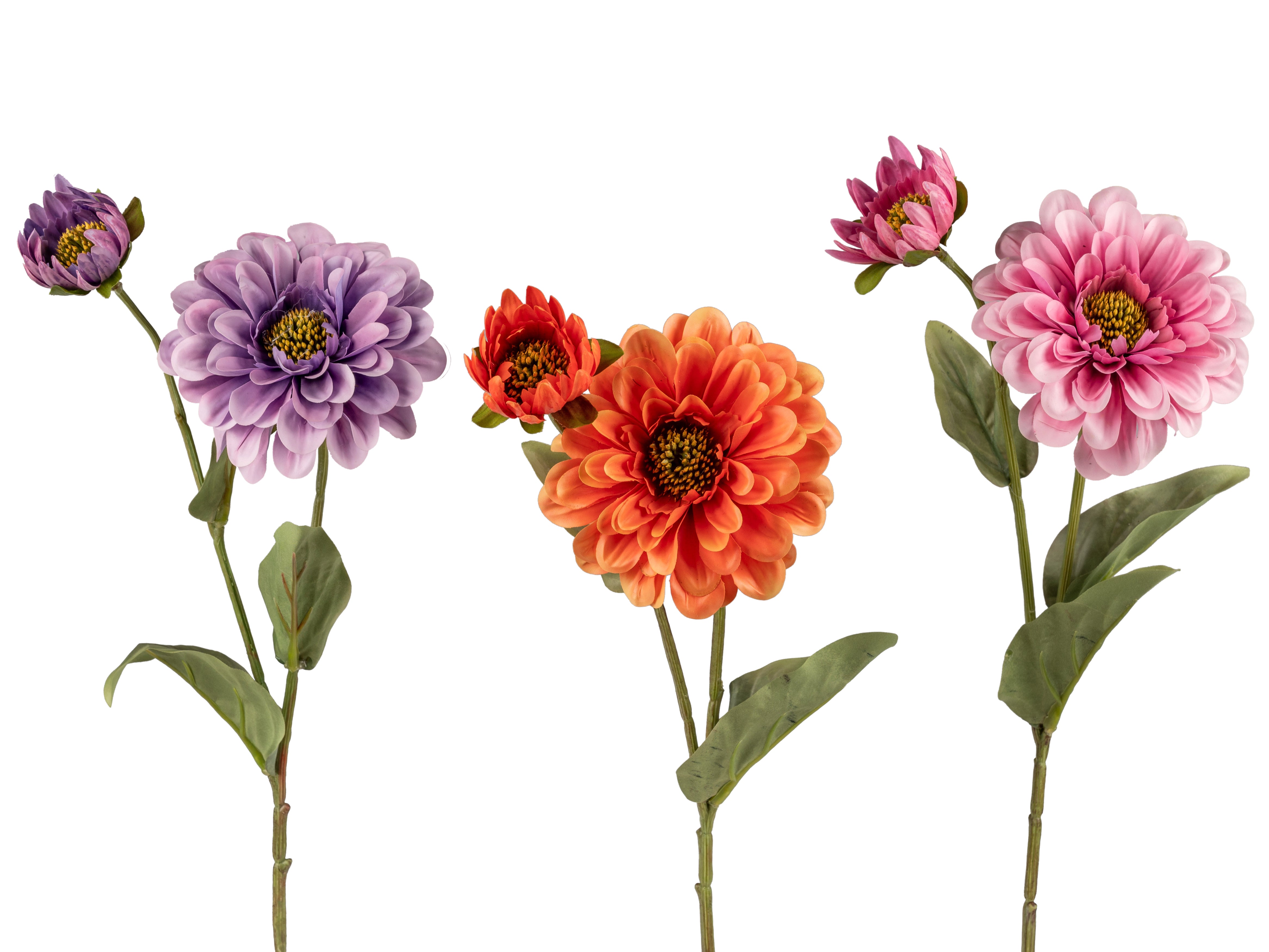 Dekoblume Zinnie 60cm orange