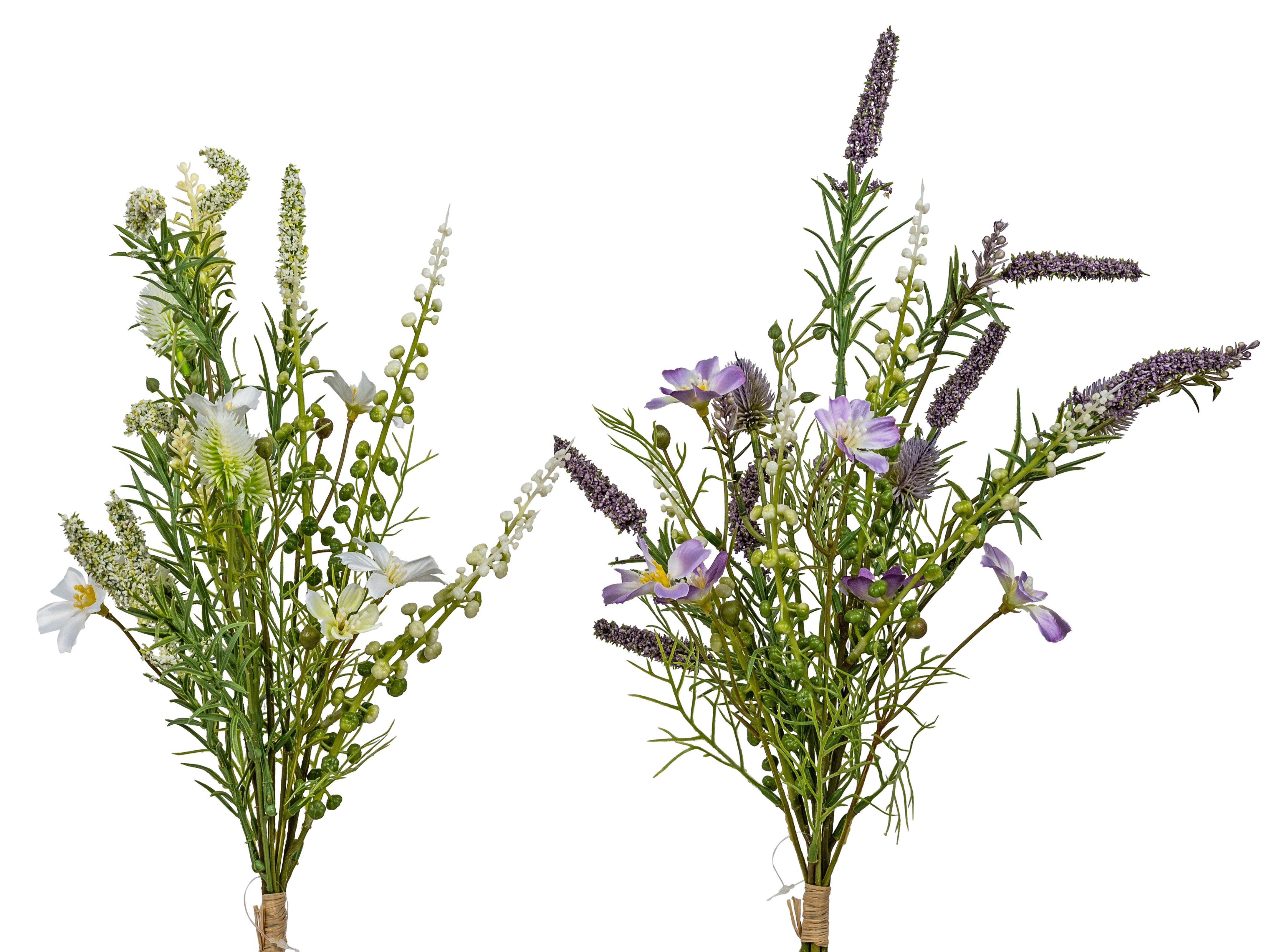 Deko Blumen Bündel weiß