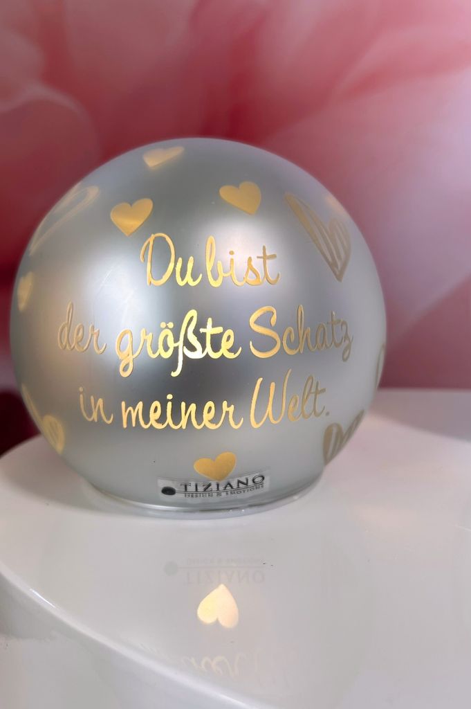 Dekoset Dekofigur Amorino+LED Kugel Roviano