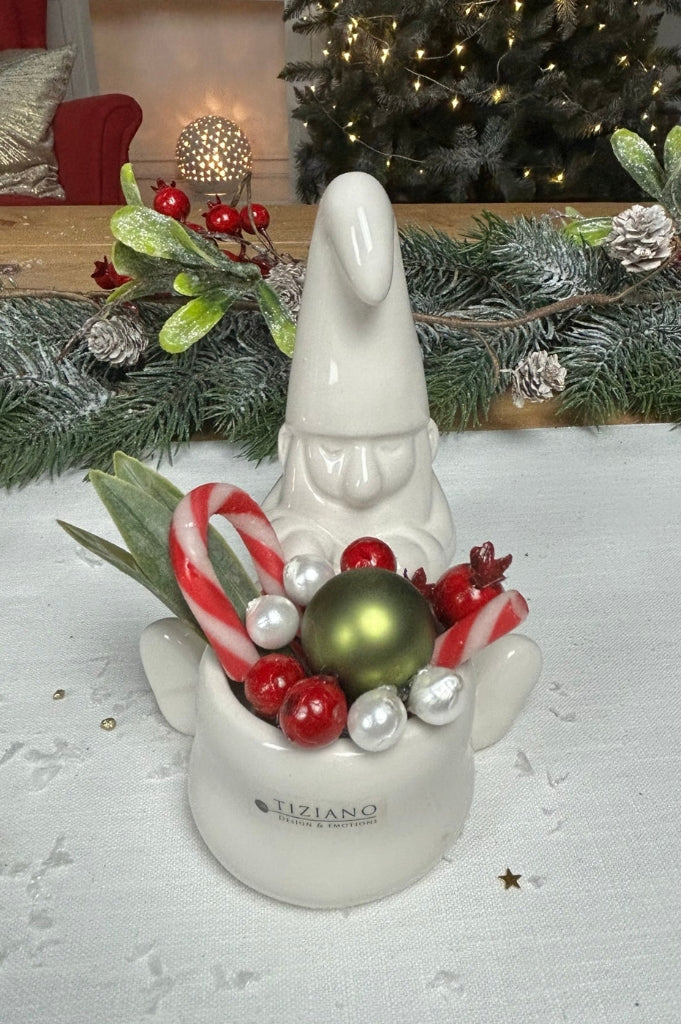 Santa Claudius sitzend