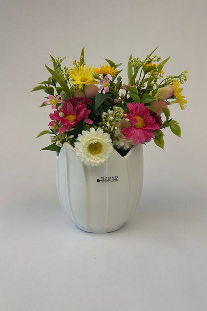 Dekoset Wollschaf und LED Kugel Tulpenliebe