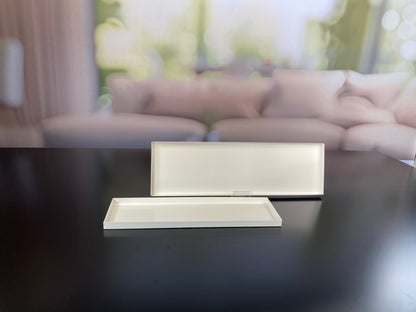 2er Set Metallschale Legri creme 30+40cm
