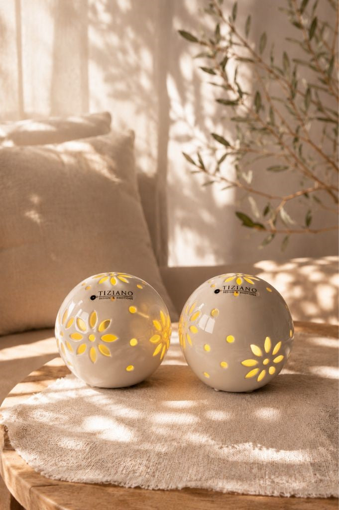 2er Set Lichtkugel Tadino 8cm