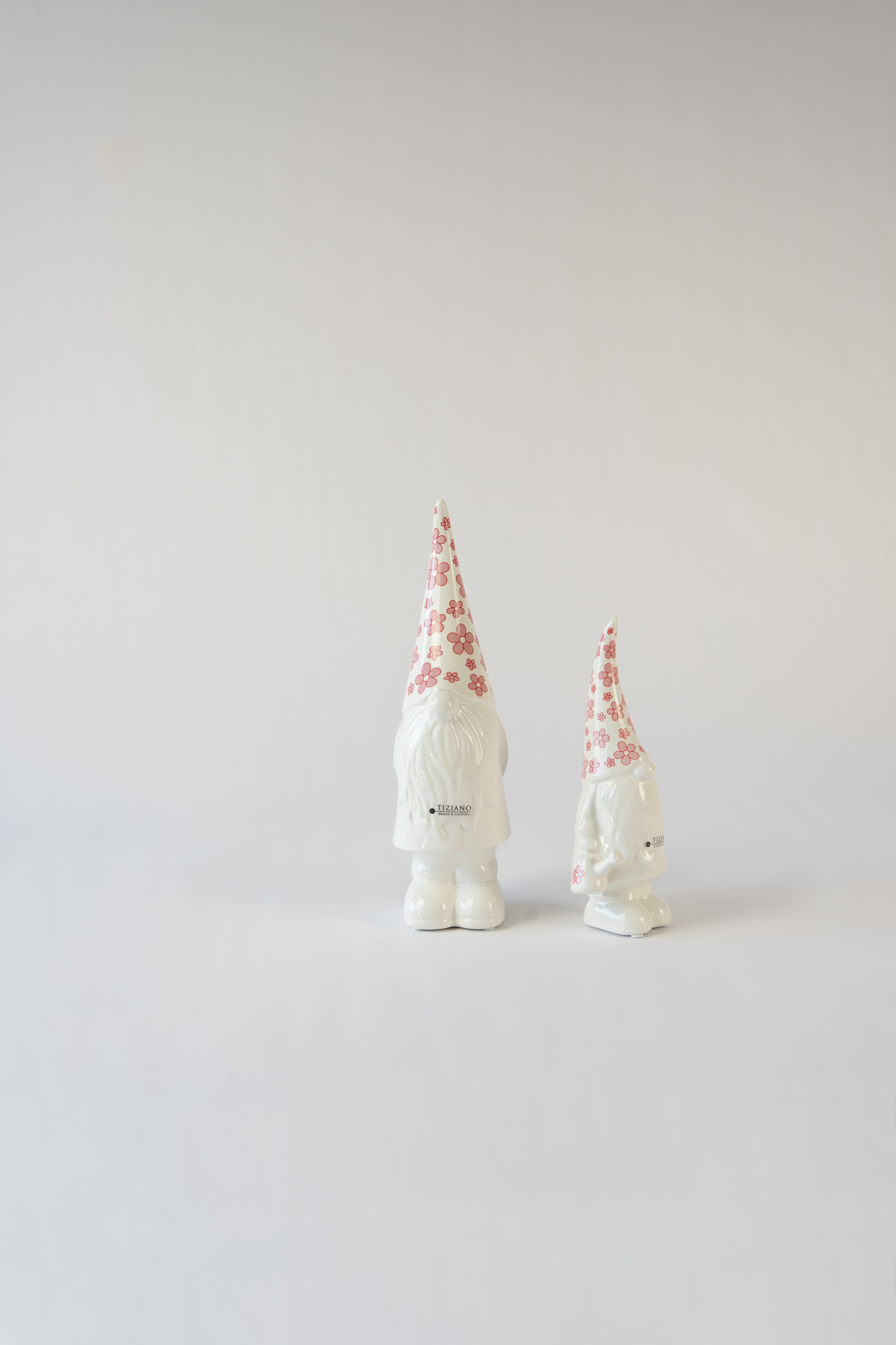 Dekoset blumige Zwergenidylle rosa