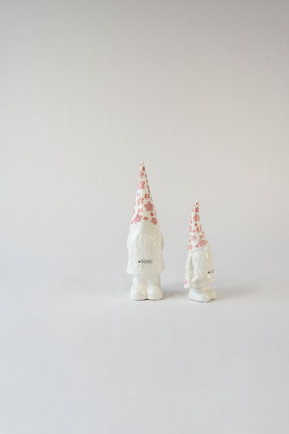 Dekoset blumige Zwergenidylle rosa