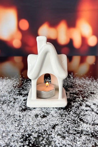 Deko Teelichthaus Donino creme-weiß