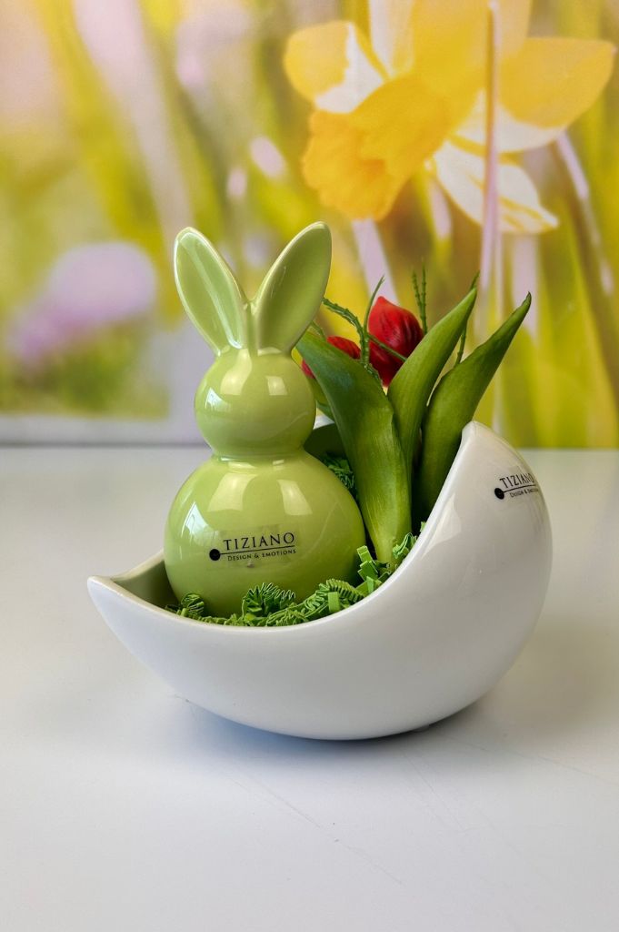 Dekoset Schale Porto mit Hase Damaso