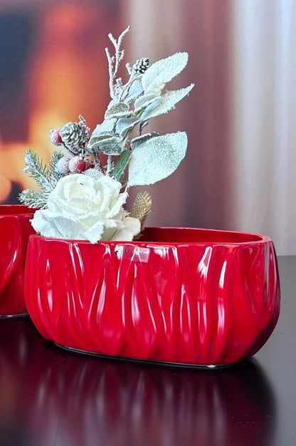 Jardiniere Siena rot