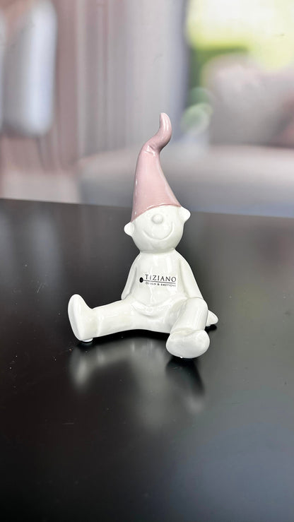 Zwerg Fido sitzend Mütze in 2 Farben