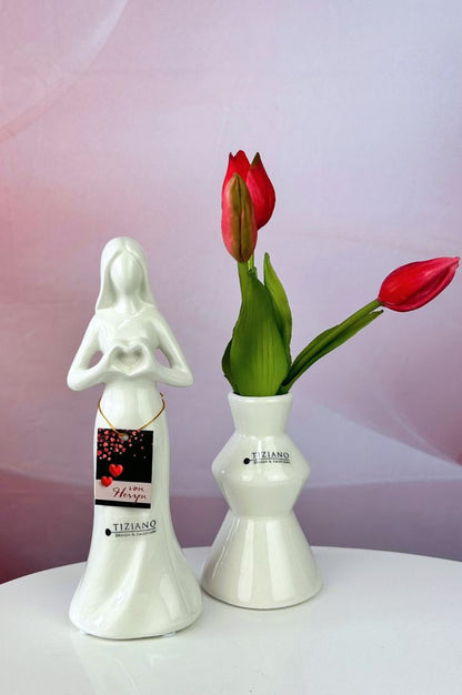 Dekoset Grazia mit Alegra und Vase Silandro