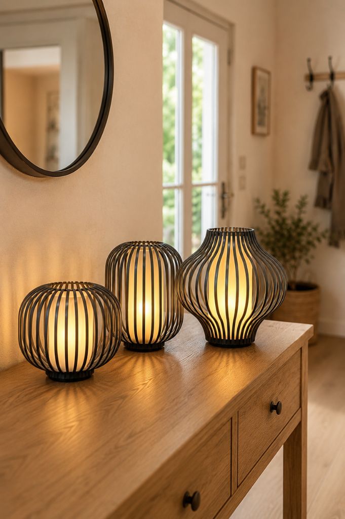 Dekolicht Atrani LED Metall grau in 3 Varianten