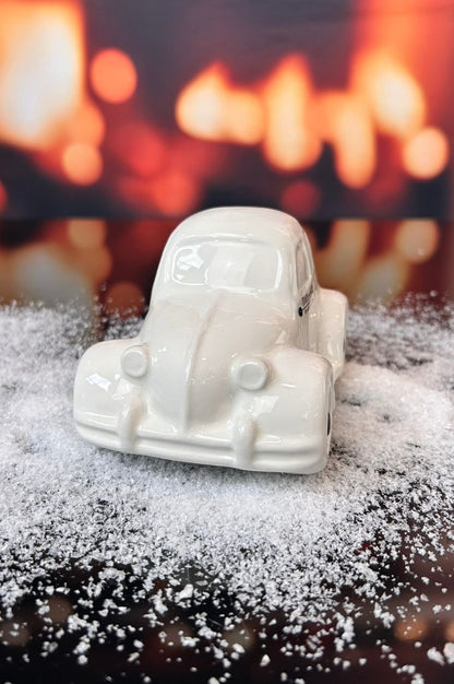 D2 Deko Oldtimer Veggio 11cm creme-weiß